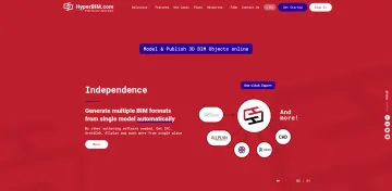 HyperBIM homepage: multiple BIM formats from a single model