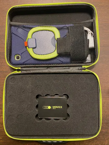 Zestaw Movice One w etui: pas biodrowy i sensor ruchu