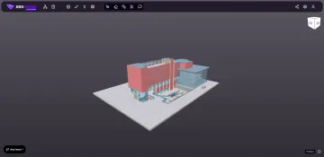 Building model in the xeoVision 3D viewer